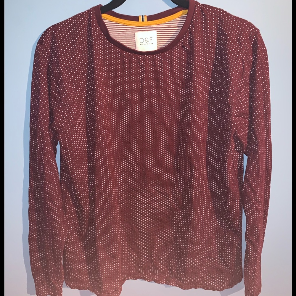 Long Sleeve Polka Dot Shirt